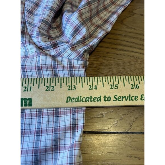 Wrangler Authentics Shirt Mens Size Large Plaid Pocket Long Sleeve Button Down - Picture 5 of 14